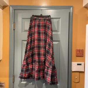 Maybro vintage flannel plaid skirt, rare find, 9/10, never worn